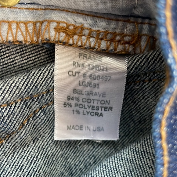 Frame Le Garçon Skinny Jeans. Size 27 - Picture 13 of 13